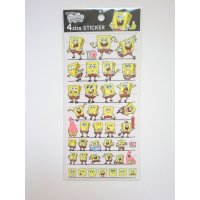 Sponge Bob Squarepants 4 Size Stickers Brand New 