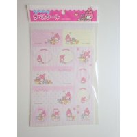 Sanrio My Melody Label Stickers Brand-New