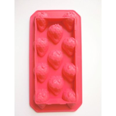 Photo1: Ice Chocolate Gummy Candy Mold Strawberry Brand New