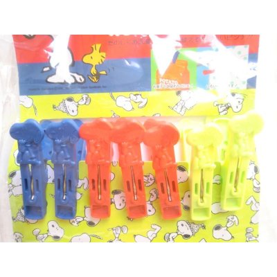 Photo2: Peanuts Snoopy Laundry Clothes pins Brand New 