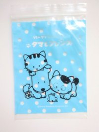 Tama & Friends uchi no Tama shirimasenka Cat Plastic Ziplock Bags M Brand New 