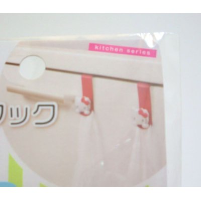 Photo2: Sanrio Hello Kitty Plastic bags Hanger Hooks Kitchen Brand New