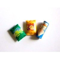 Eraser Toy Japanese Junk Food Snack Potato Chips Brand New