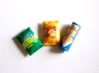 Eraser Toy Japanese Junk Food Snack Potato Chips Brand New