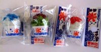 Eraser Toy Shaved Ice Soda Strawberry Matcha 3 pcs set Japan