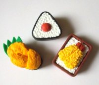 Eraser Toy Japanese Food Sushi Tempura Onigiri Japan Brand New