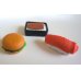 Photo2: Eraser Toy Japanese Food Sushi Unaju hamburger First Food Brand New (2)