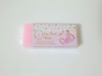 Shiny Floral Melody Scented Eraser Rose Pink Brand New