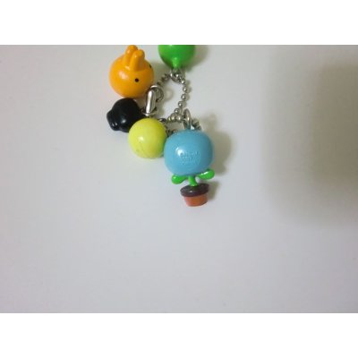 Photo2: Bandai Tamagotchi The First Kusatchi Mascot Keychain Charms 1997