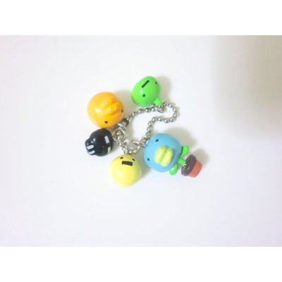 Photo1: Bandai Tamagotchi The First Kusatchi Mascot Keychain Charms 1997