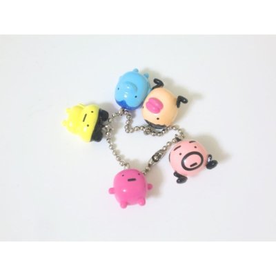 Photo1: Bandai Tamagotchi The First Mametchi Mascot Keychain Charms