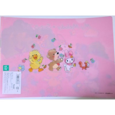 Photo2: Sanrio My Melody & Suzy's Zoo Clear File Folder Pink Brand New