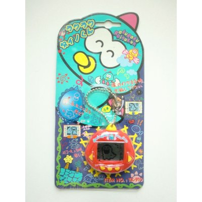 Photo1: Rakuraku Dino kun Dinkie dino virtual giga pet red New