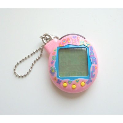 Photo1: Bandai Famitama Tamagotchi + plus Familiy virtual giga pet Pink 