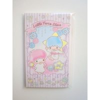 Sanrio Little Twin Stars Kiki & Lala Mini Envelopes Sky Stripe Brand New