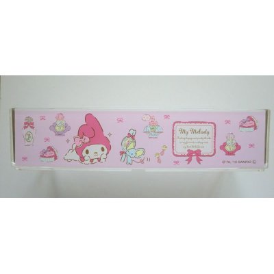 Photo1: Sanrio My Melody Small Plastic Case M Pink Brand New