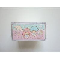 Sanrio Little Twin Stars Kiki & Lala Small Plastic Case S Pink Brand New