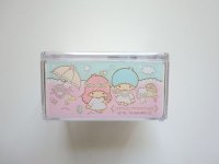 Sanrio Little Twin Stars Kiki & Lala Small Plastic Case S Pink Brand New