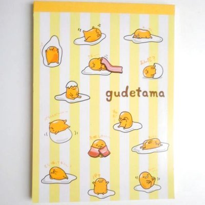 Photo1: Sanrio gudetama egg Memo Pad Brand New