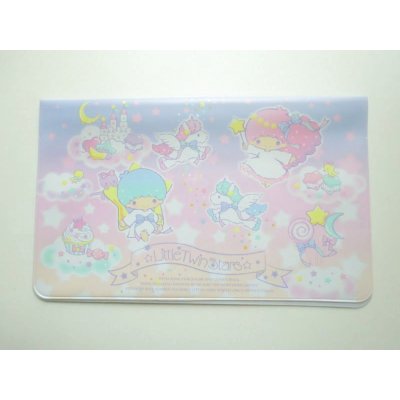 Photo1: Sanrio Little Twin Stars Kiki & Lala Card Case M New