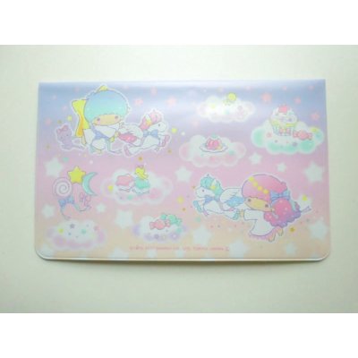 Photo2: Sanrio Little Twin Stars Kiki & Lala Card Case M New