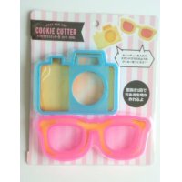 Cookie Chocolate Mold Camera Glasses set Brand New