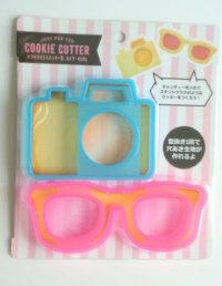 Cookie Chocolate Mold Camera Glasses set Brand New