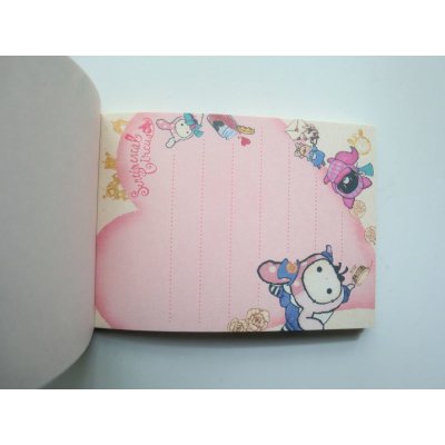 Photo2: San-X Sentimental Circus Mini Memo Pad Heart Brand New White