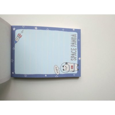 Photo2: Space Panda Mini Memo Pad Brand New