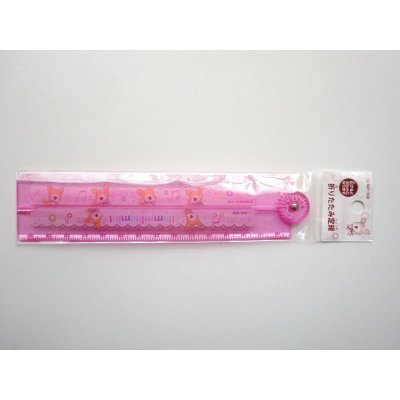 Photo1: Sanrio Hummingmint Folding Ruler 30 cm Brand New