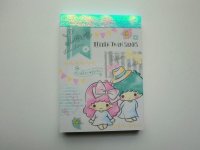 Sanrio Little Twin Stars Kiki & Lala etc Mini Memo Pad Brand New