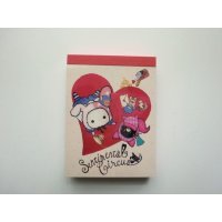 San-X Sentimental Circus Mini Memo Pad Heart Brand New White