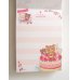 Photo2: San- X Rilakkuma Korilakkuma Mini Memo Pad strawberry party Brand New (2)