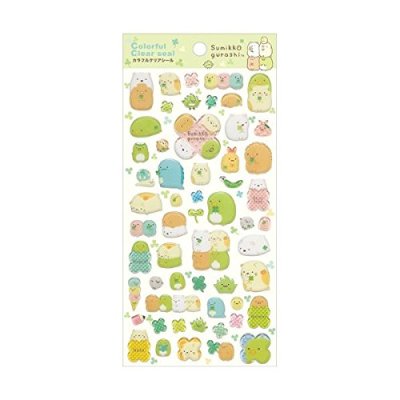 Photo1: San- X Sumikko gurashi colorful clear seal vinyl Stickers Brand New