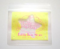 Sanrio Little Twin Stars Kiki & Lala Plastic Ziplock Petit Bags 30pcs Yellow Wide