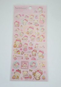 San- X korilakkuma strawberry pink Stickers Brand New