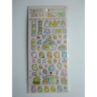 San- X Sumikko gurashi colorful clear seal vinyl Stickers pink Brand New