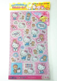 Sanrio Hello Kitty Glitter Stickers New