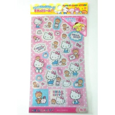 Photo1: Sanrio Hello Kitty Glitter Stickers New