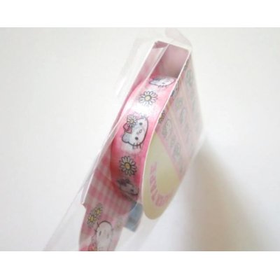 Photo2: Sanrio Hello Kitty Decorative Craft Washi Masking Tape Sticker pink Brand New