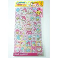 Sanrio Character Glitter Stickers Hello Kitty Little Twin Stars My Melody etc...