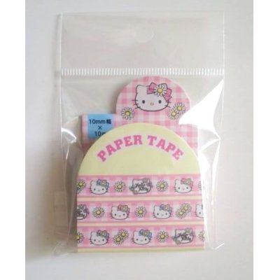 Photo1: Sanrio Hello Kitty Decorative Craft Washi Masking Tape Sticker pink Brand New