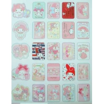 Photo2: Sanrio My Melody 50pcs Sticker Pack Pouch Brand-New