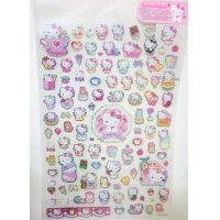 Sanrio Hello Kitty Glitter stickers 100 pcs Brand New