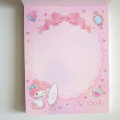 Photo2: Sanrio My Melody mini memo pad Brand New