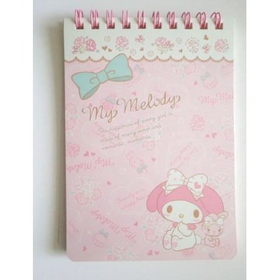 Photo1: Sanrio My Melody ring memo pad lace Brand New