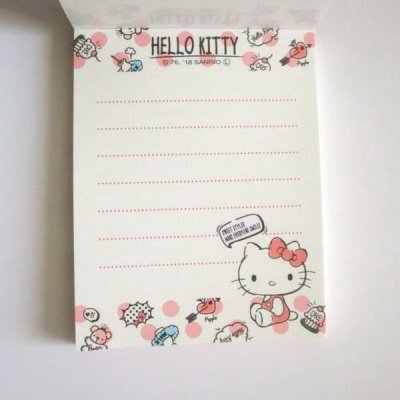 Photo2: Sanrio Hello Kitty mini memo pad Brand New