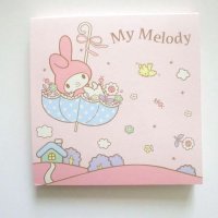 Sanrio My Melody mini memo pad umbrella Brand New