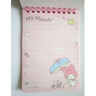 Photo2: Sanrio My Melody ring memo pad umbrella Brand New