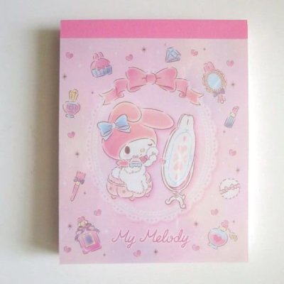 Photo1: Sanrio My Melody mini memo pad Brand New